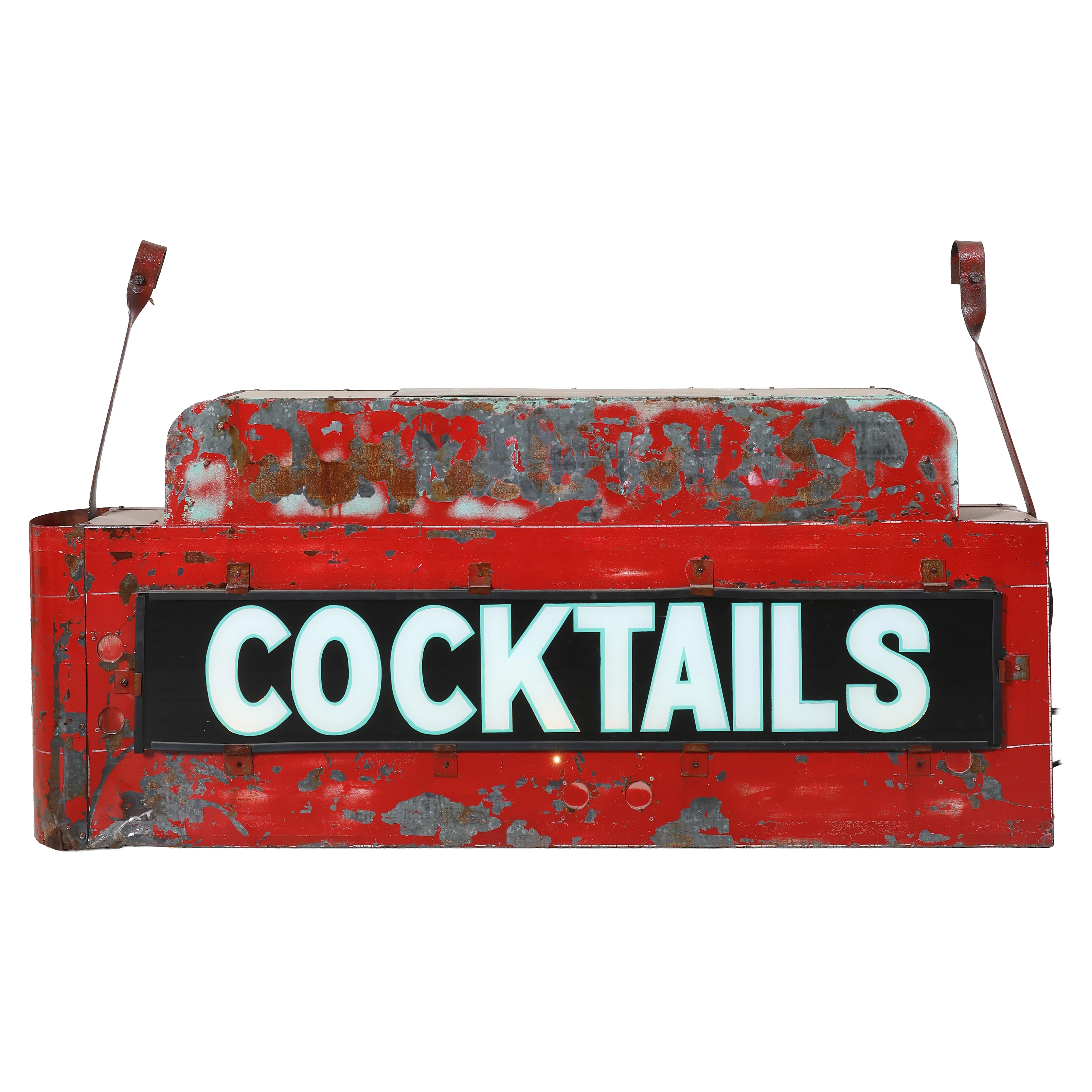 Vintage Light Up Cocktail Sign