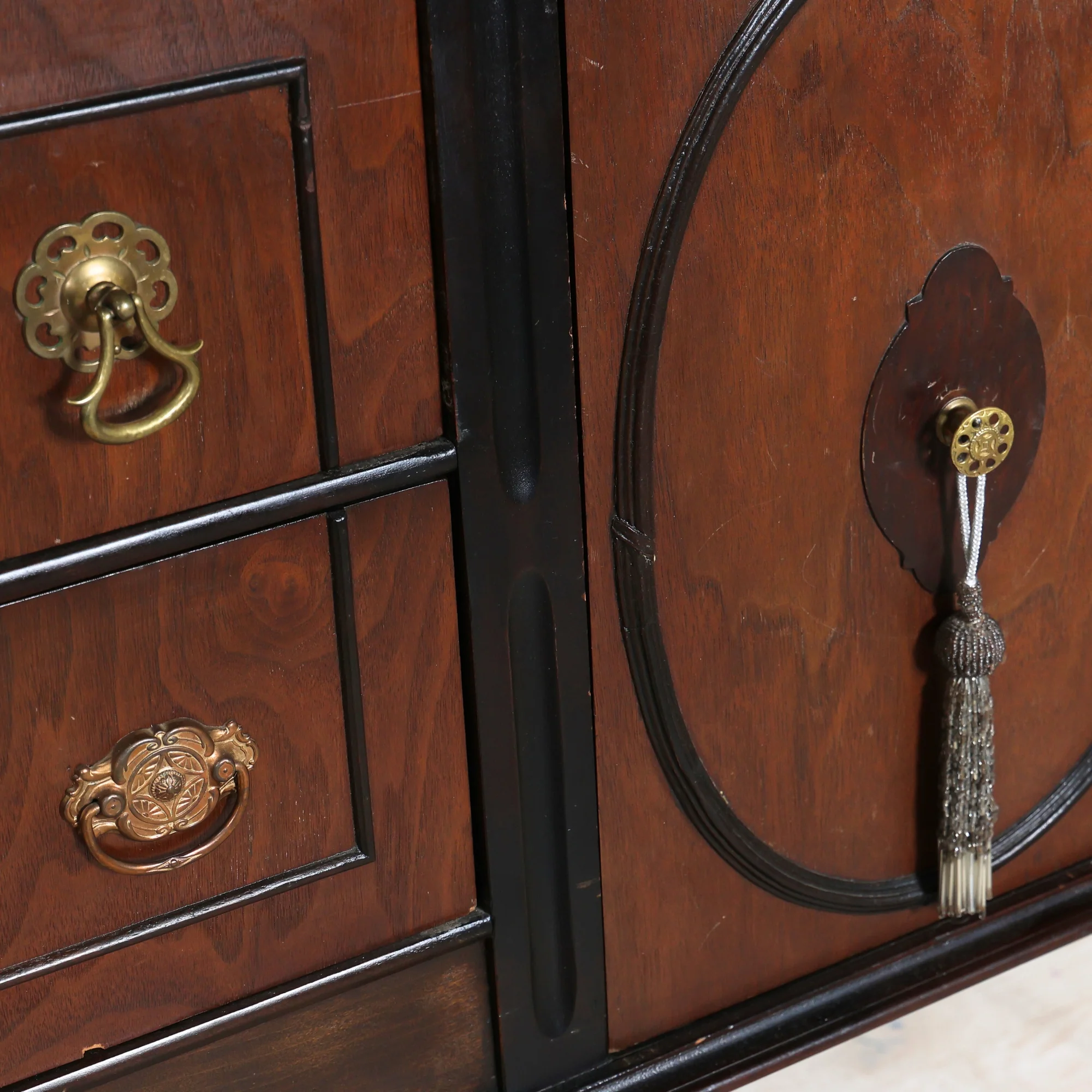 Vintage Mahogany Sideboard Buffet - Image 4