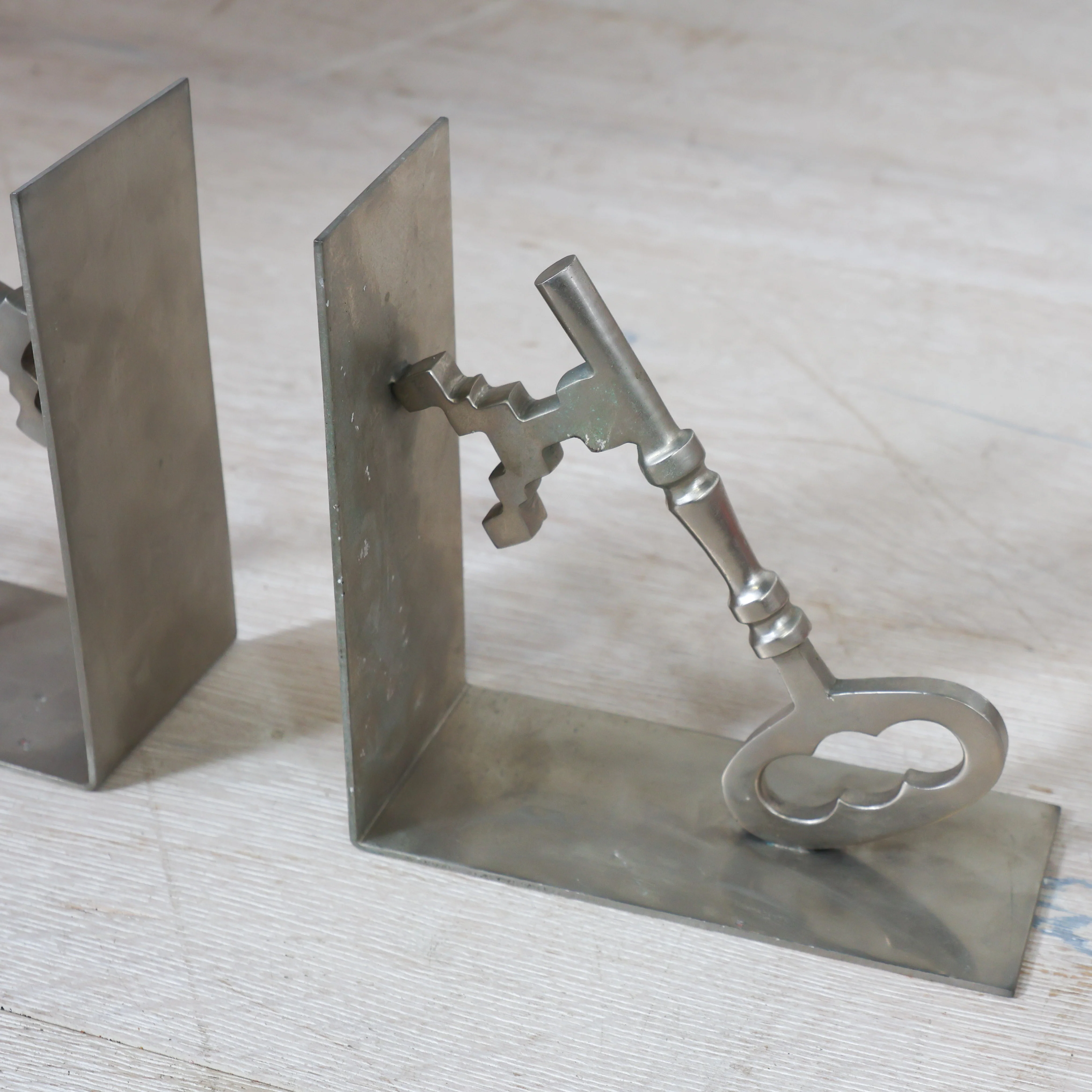 Vintage Pair of Key Bookends - Image 3