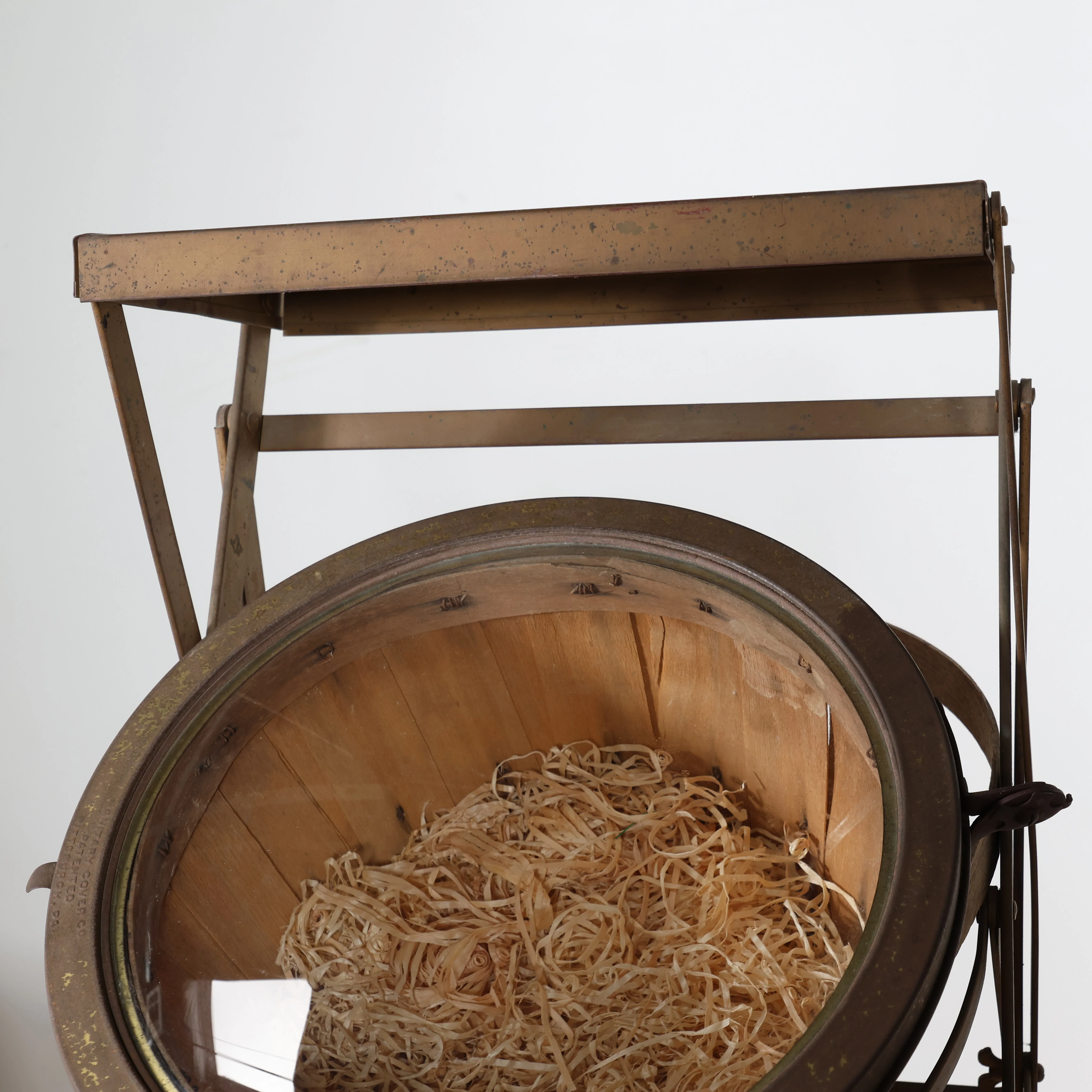 Vintage Tiered Basket Bakery Display - Image 5