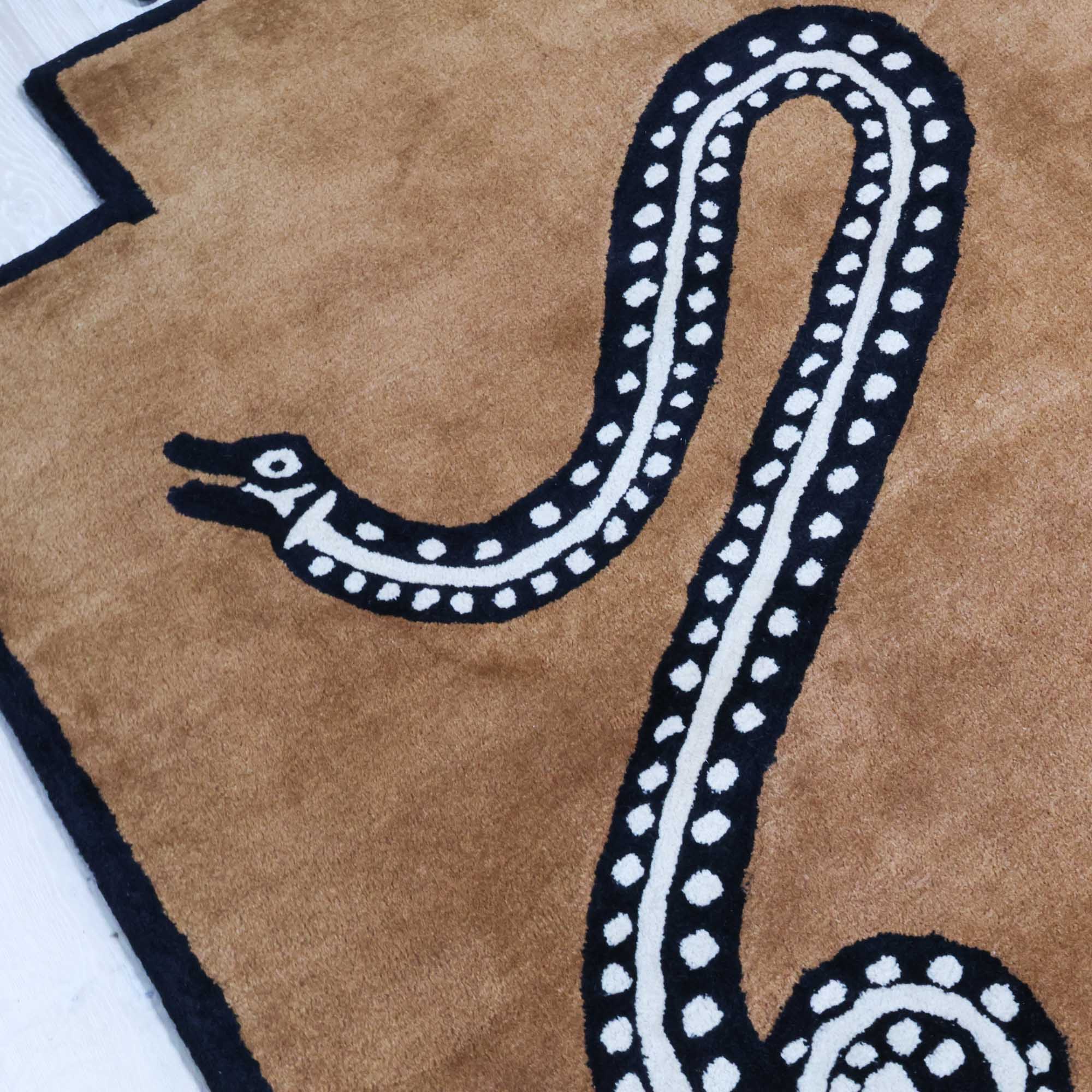 Viper Saddle Tufted Rug - Image 4