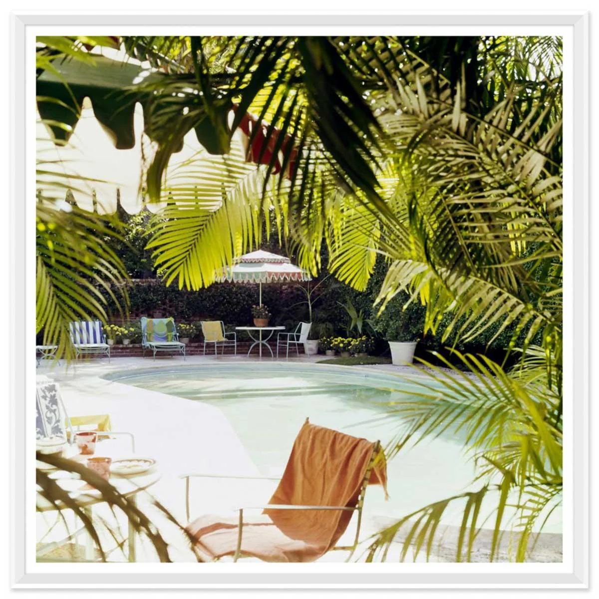 Vogue Magazine 'Swimming Pool at Lilly Pulitzer's' by Horst P Horst, January 1975