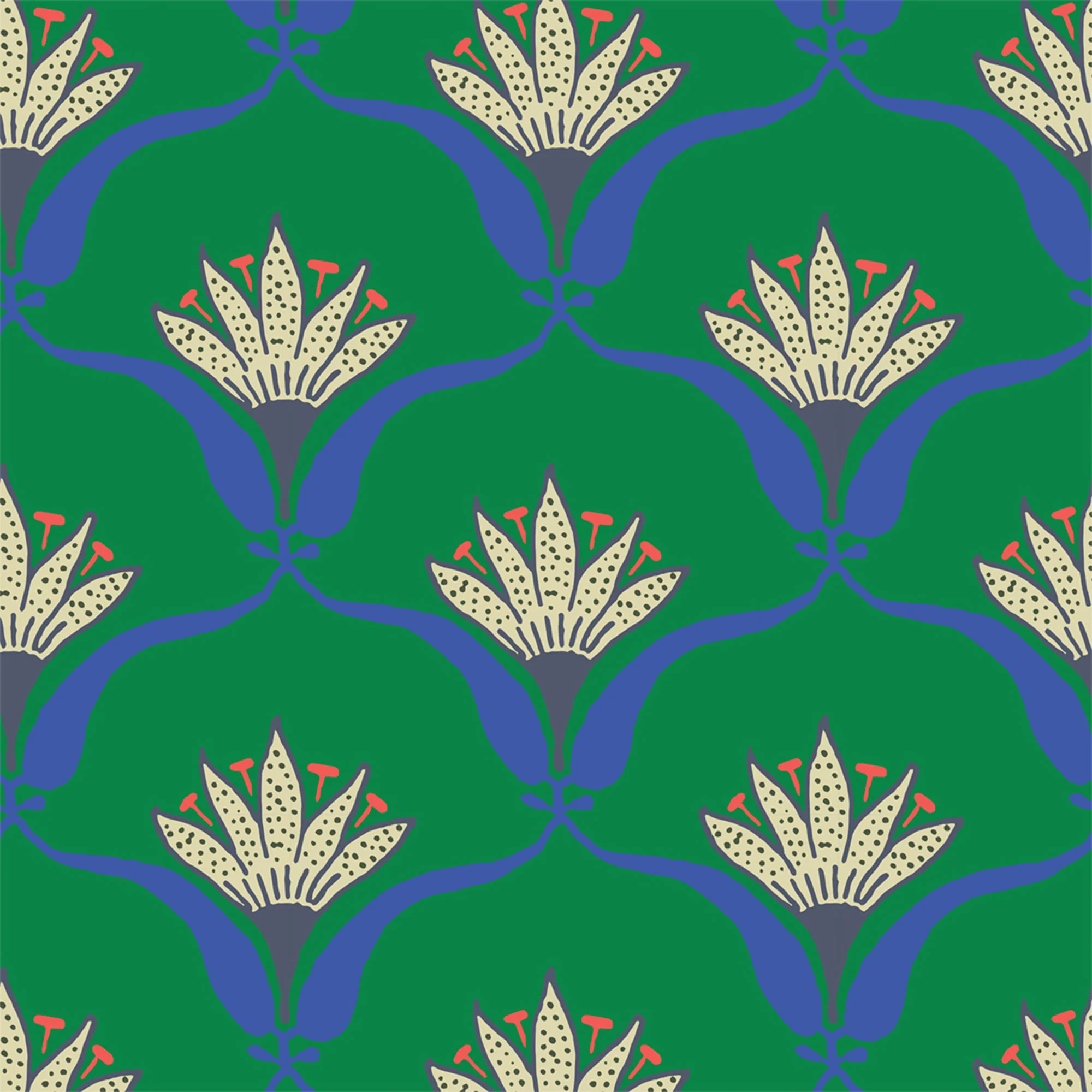 Wallflower Wallpaper - Jade