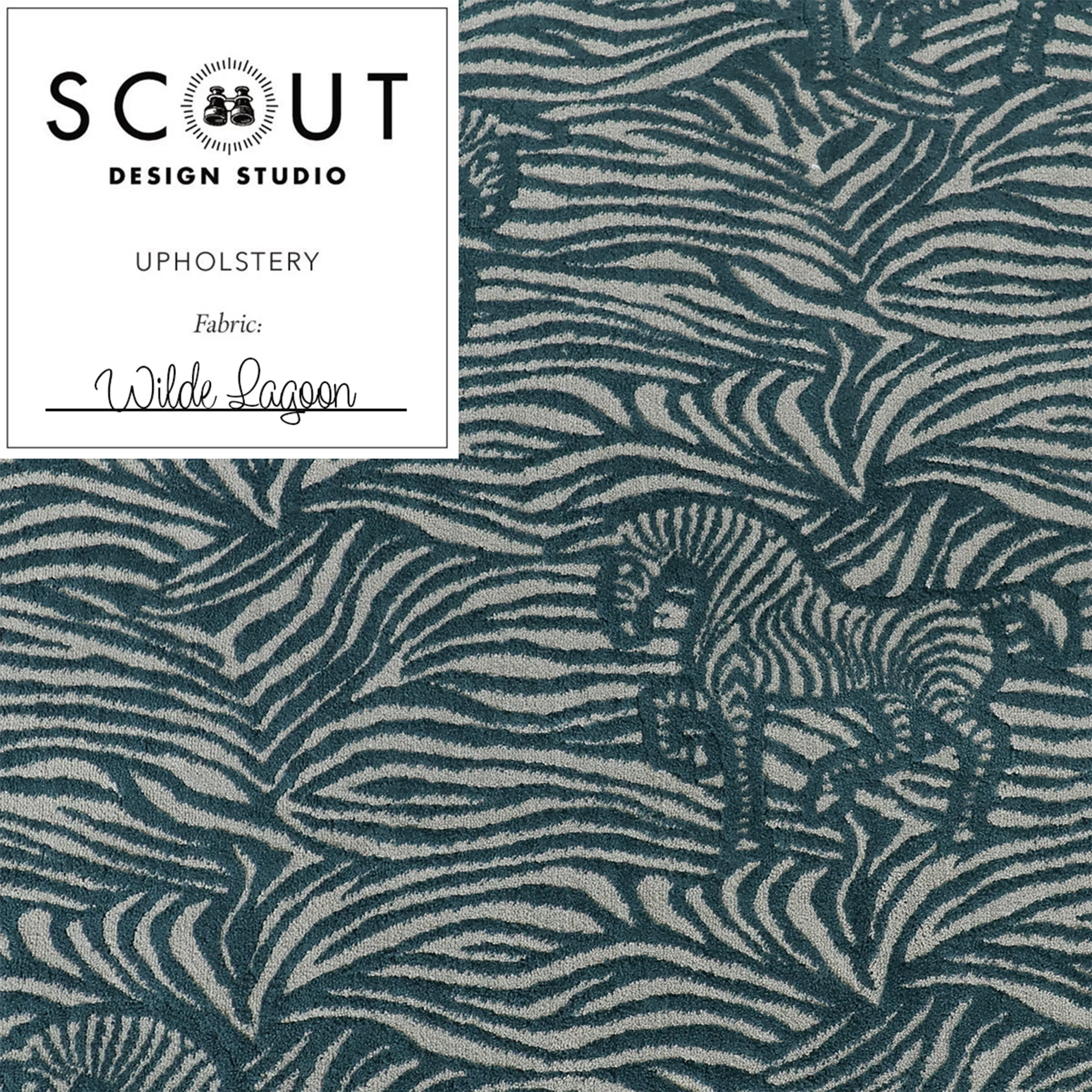 Wilde Lagoon Woven Fabric Sample
