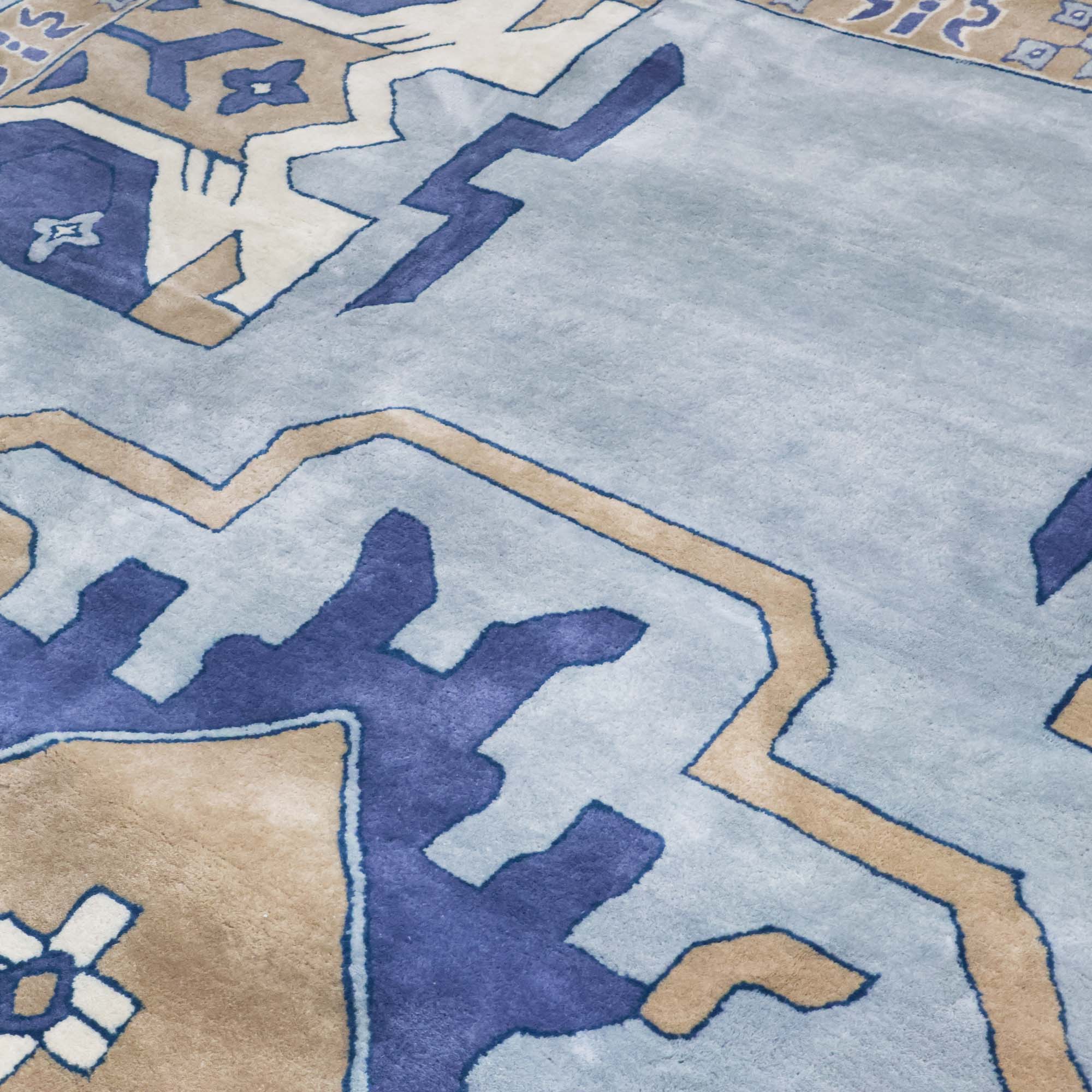 Zara Blue Tufted Rug - Image 4