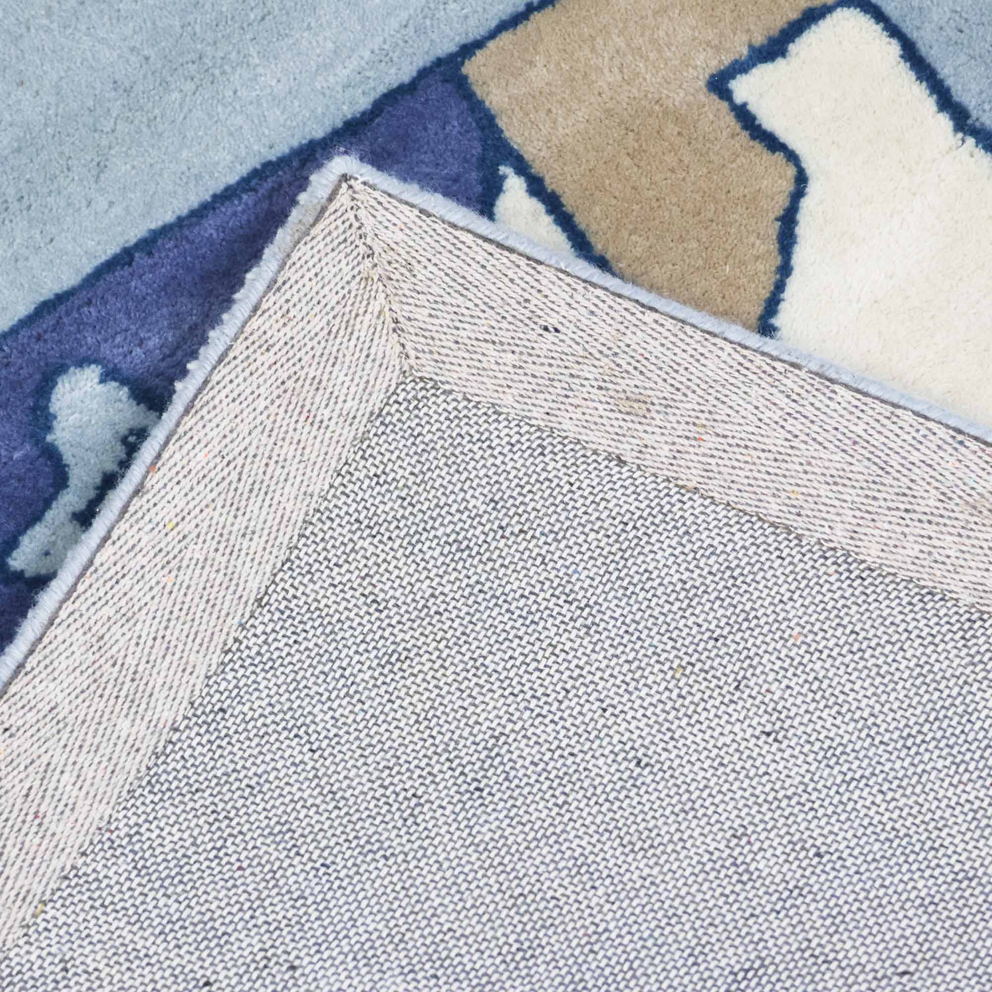 Zara Blue Tufted Rug - Image 5