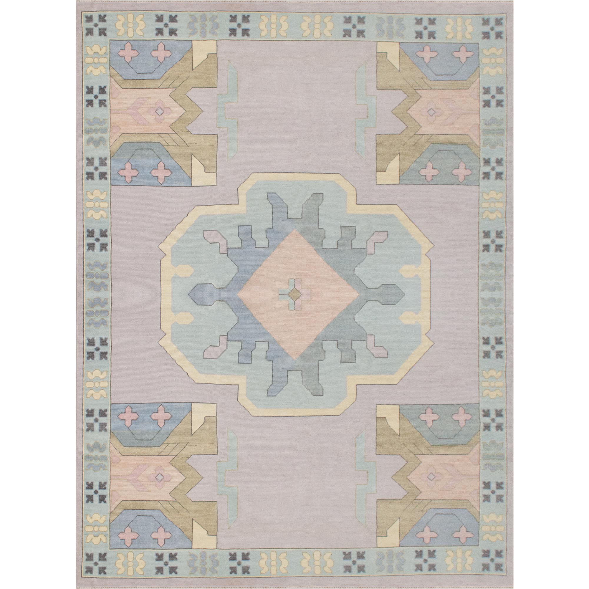 Zara Pastel Turkish Knot Rug