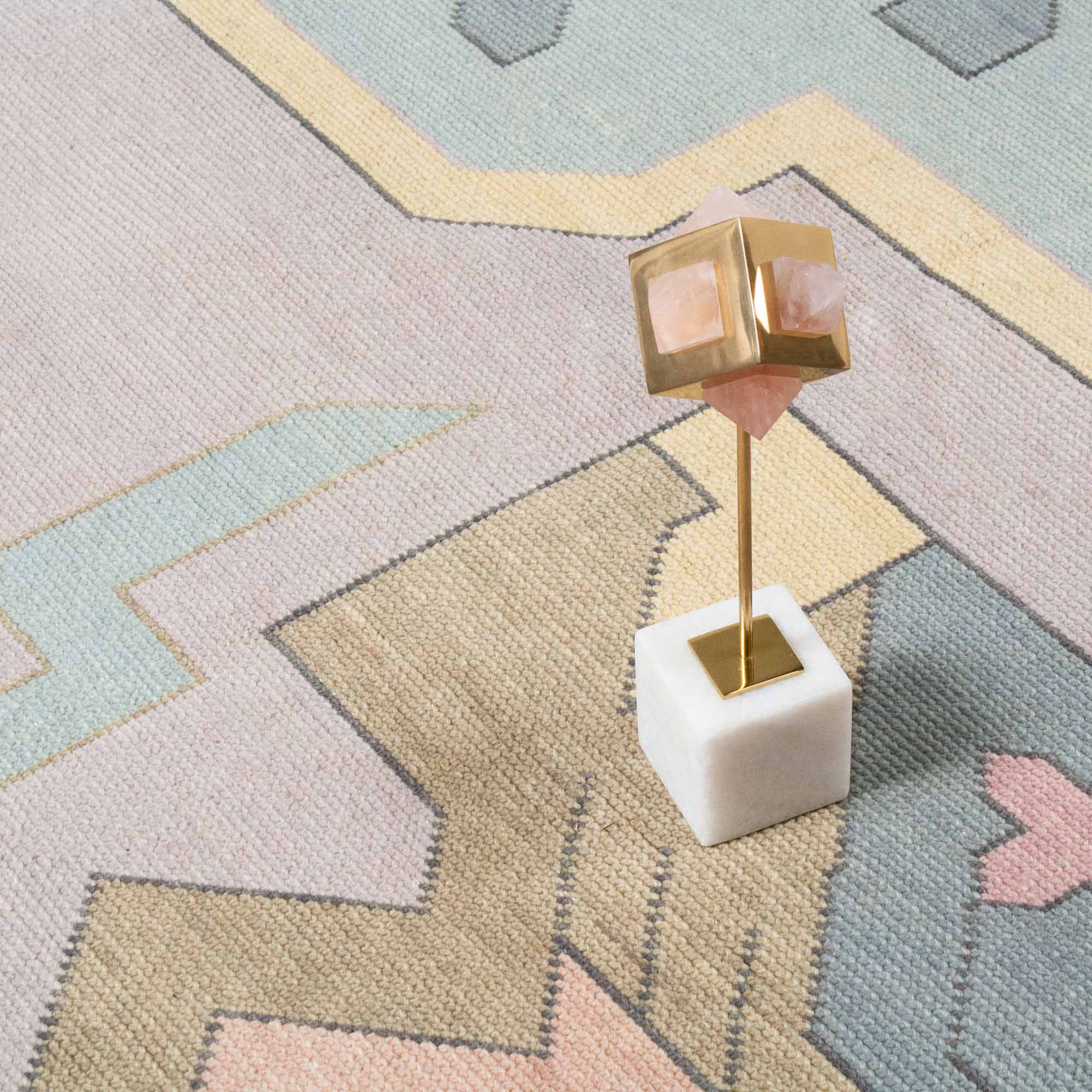Zara Pastel Turkish Knot Rug - Image 2