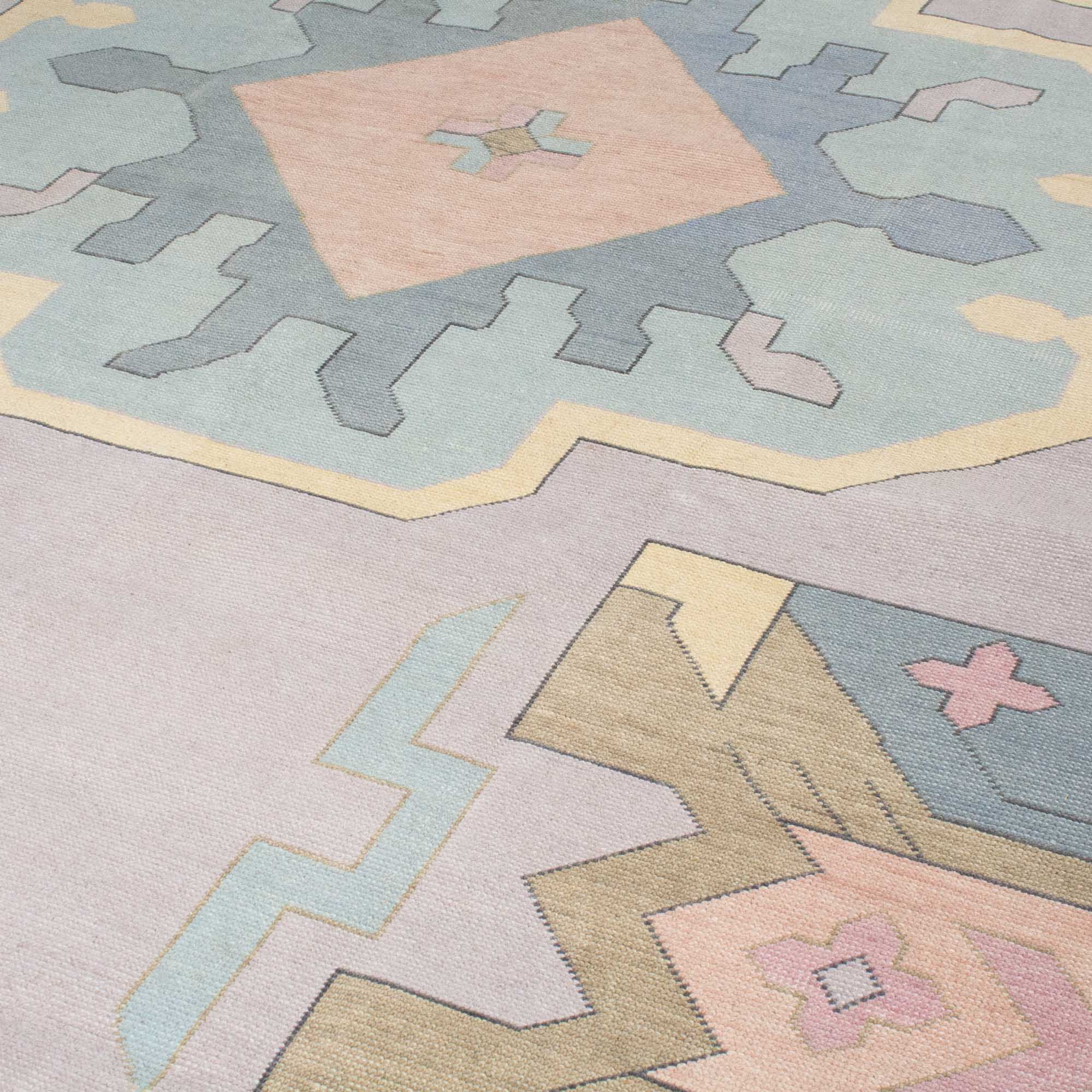 Zara Pastel Turkish Knot Rug - Image 3