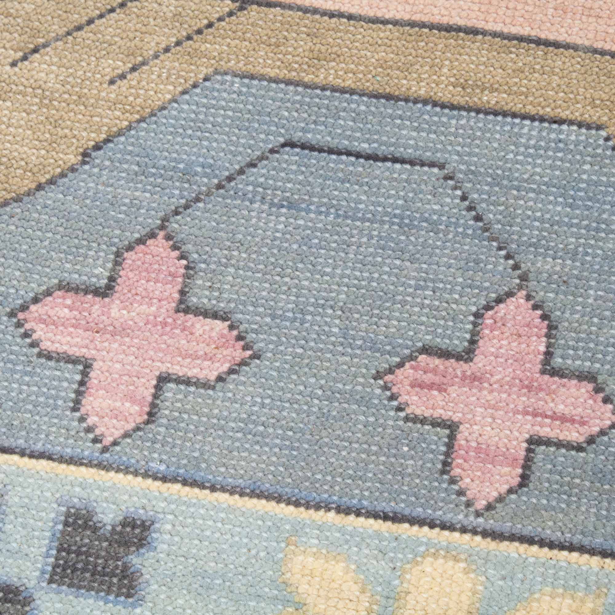 Zara Pastel Turkish Knot Rug - Image 4