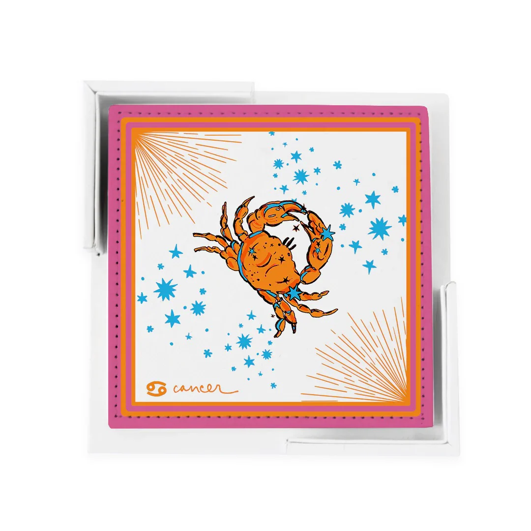 Zodiac Sign Coaster Set - Cancer